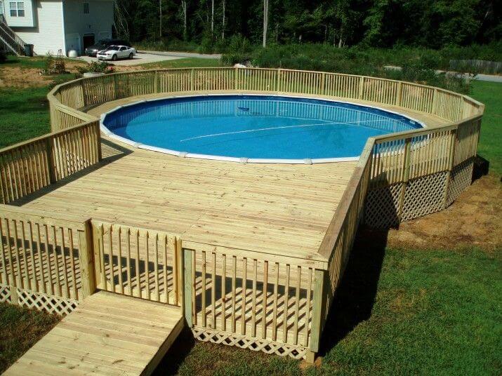 Wooden Pool Deck Kits